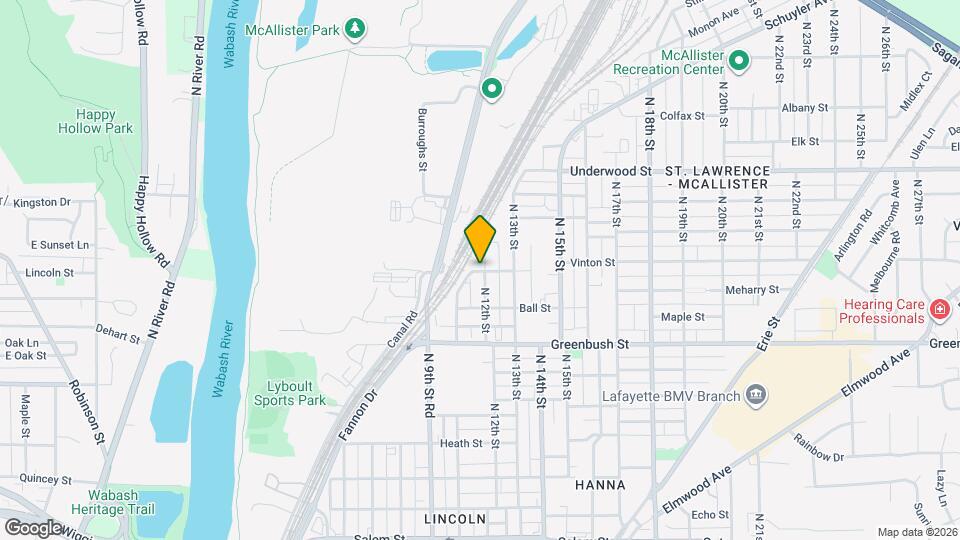 1700-1702 N 12th St Map and Location Details