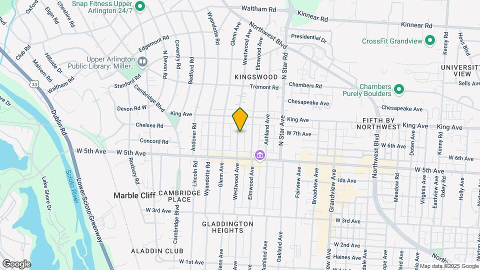 1652-1658 Westwood Ave Map and Location Details