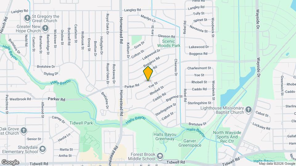 7252 Parker Rd Map and Location Details