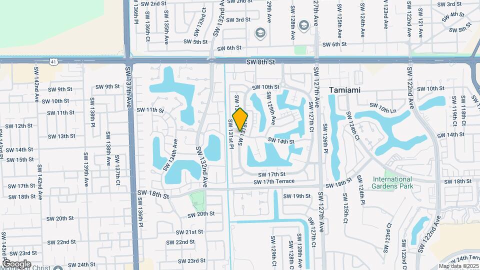 13101 SW 14th St Map and Location Details