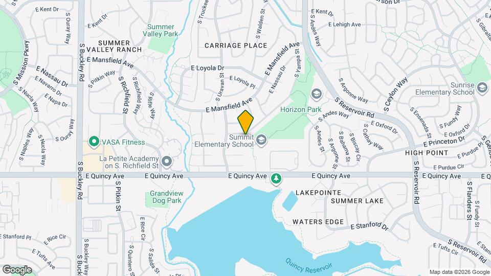 17978 E Oxford Dr Map and Location Details