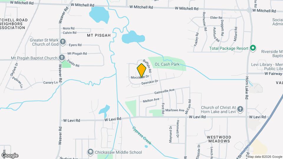 617 Moccasin Dr Map and Location Details