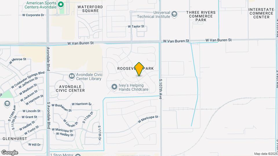 105 N 108th Dr Map and Location Details