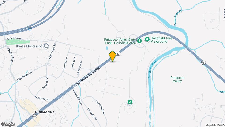 8109 Valley Ln Map and Location Details