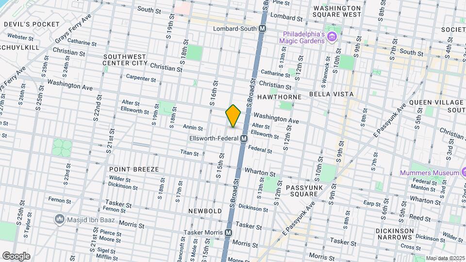 1402 Ellsworth St Map and Location Details