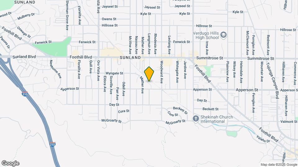 10330 Langmuir Ave Mapa y Detalles de la Ubicación