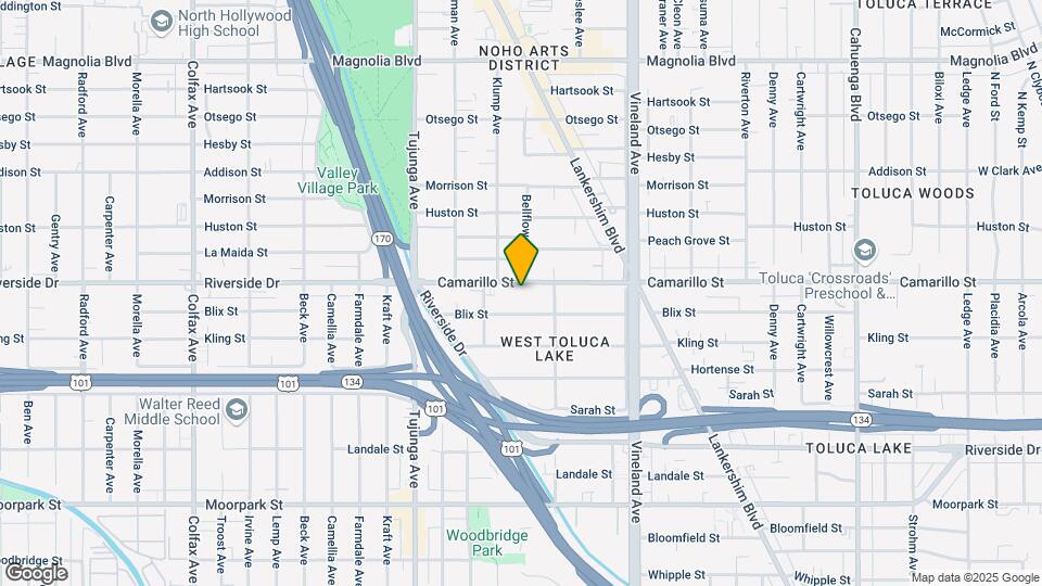 11202 Camarillo St Map and Location Details