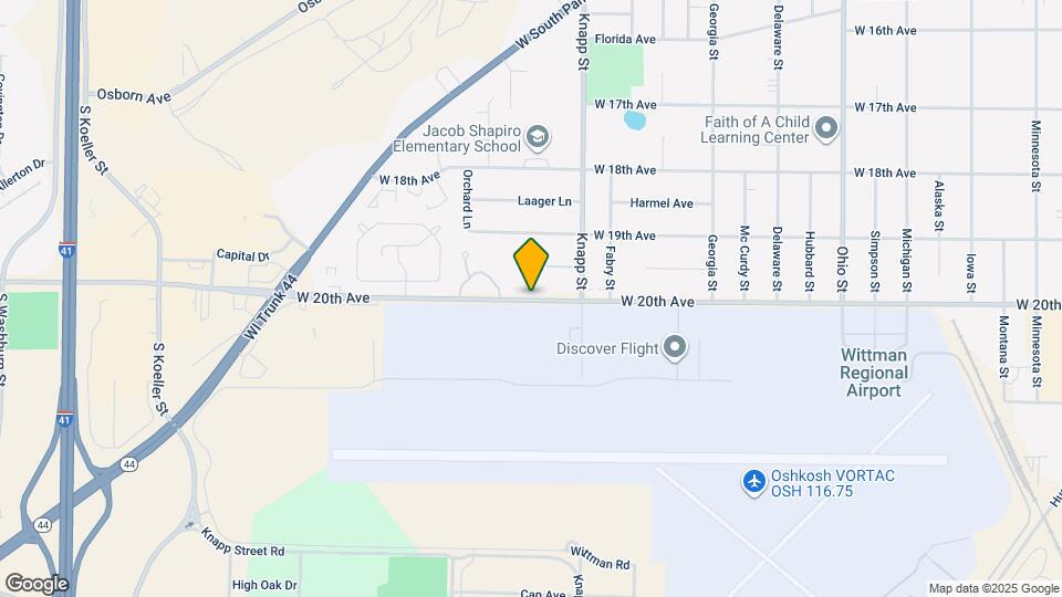 1076 W 20th Ave, Unit Aviation Luxury Townhomes Map and Location Details