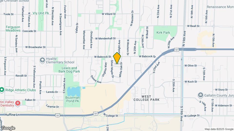2747 Olivine St Map and Location Details
