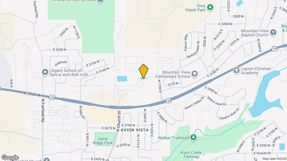 3052 1625 E Map and Location Details