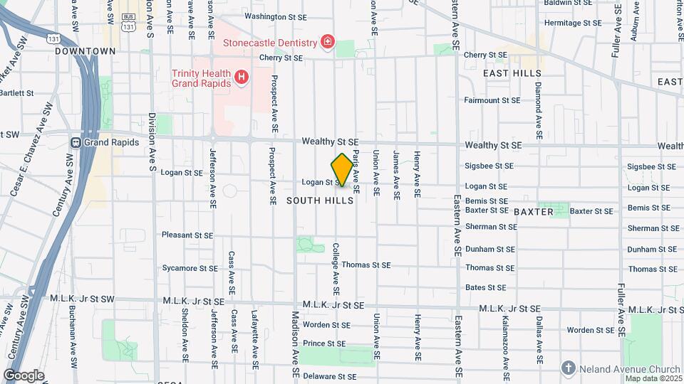 504 College Ave SE Mapa y Detalles de la Ubicación