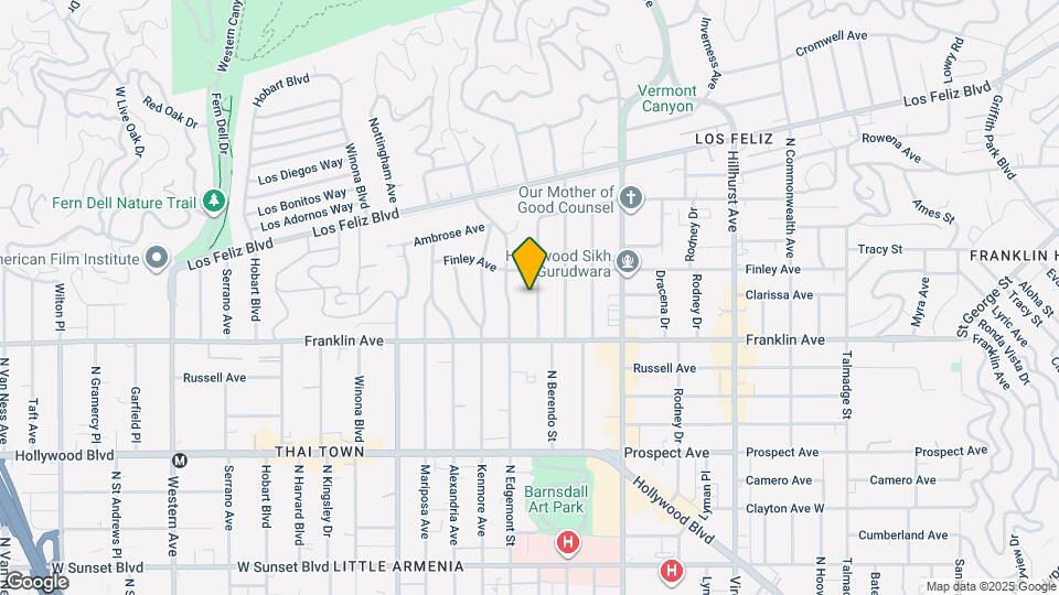 1949 N Catalina St Map and Location Details