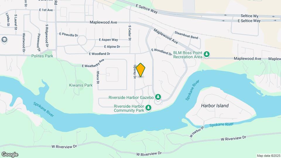 704 S Shoreline Ct Map and Location Details