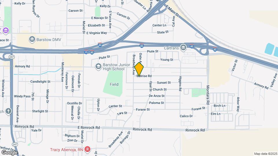1512 Sunrise Rd Map and Location Details