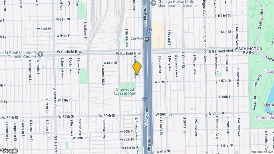 5639 S Princeton Ave Map and Location Details