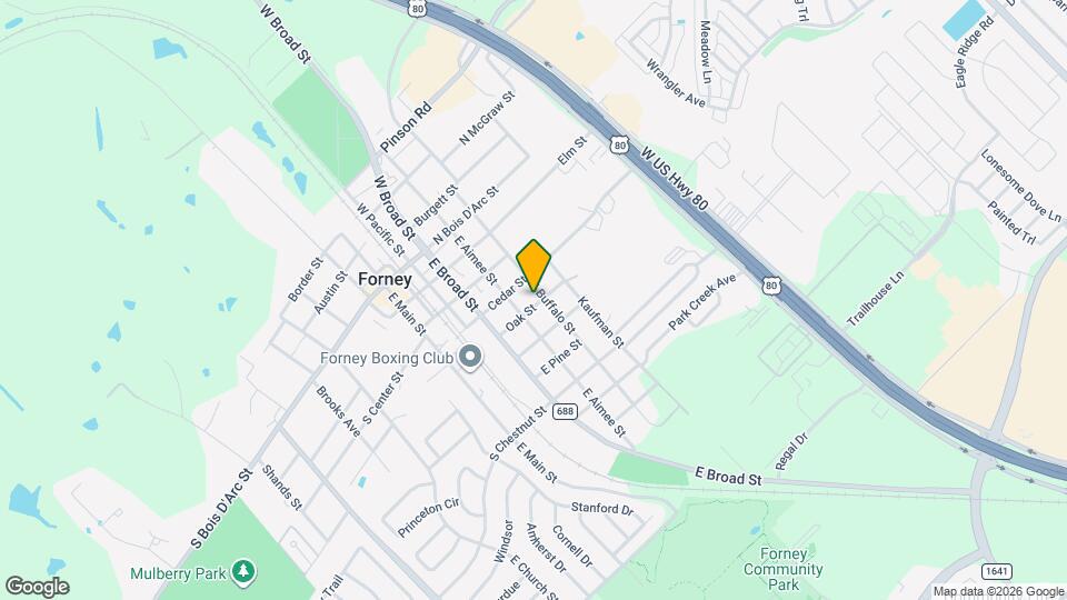 404 Oak St Map and Location Details