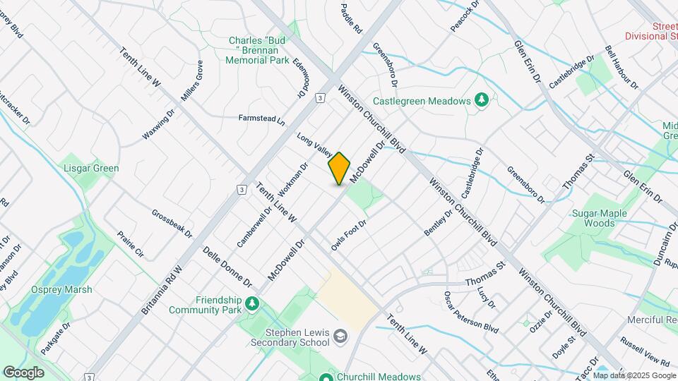 3119 McDowell Dr Map and Location Details