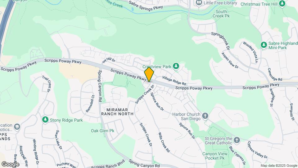11882 Scripps Creek Dr Map and Location Details