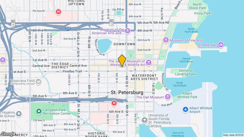 400 Central Ave, Unit 1409 Mapa y Detalles de la Ubicación