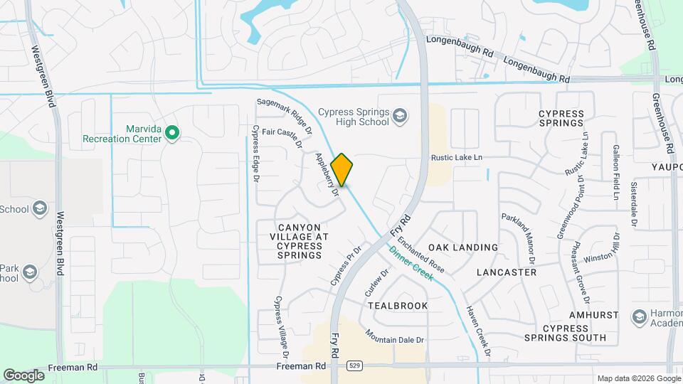 7534 Appleberry Dr Map and Location Details