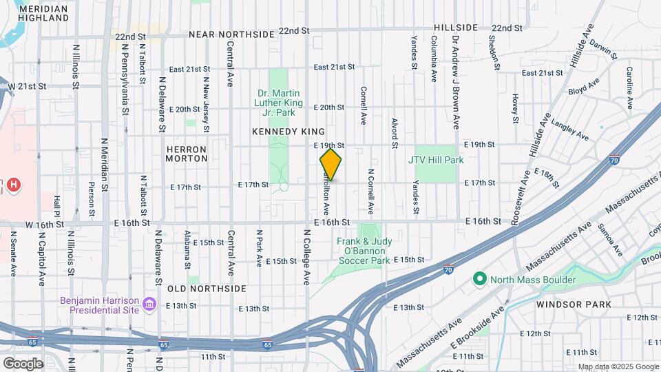 1659 Carrollton Ave Map and Location Details