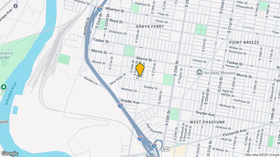 1834 S 28th St Map and Location Details