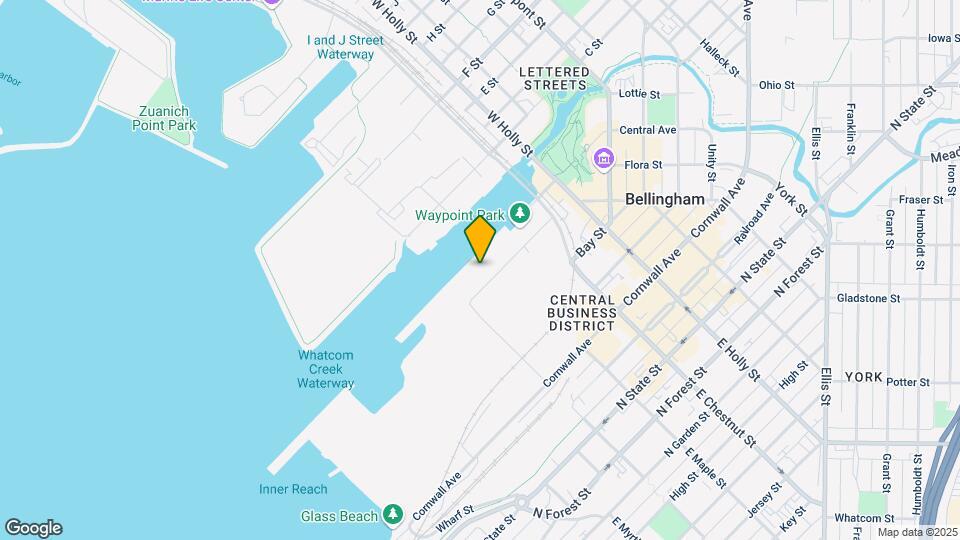 Bellingham Waterfront Condos Mapa y Detalles de la Ubicación