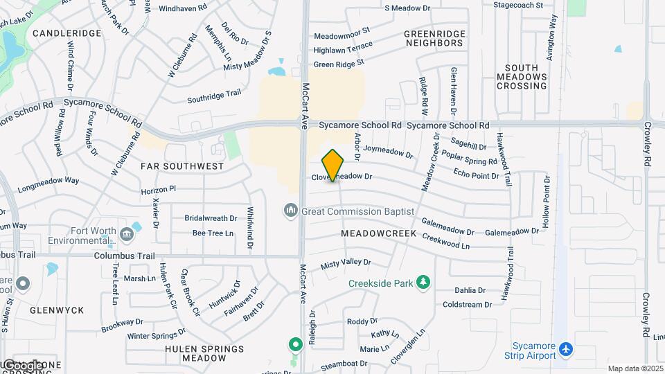 3304 Forest Creek Dr Map and Location Details
