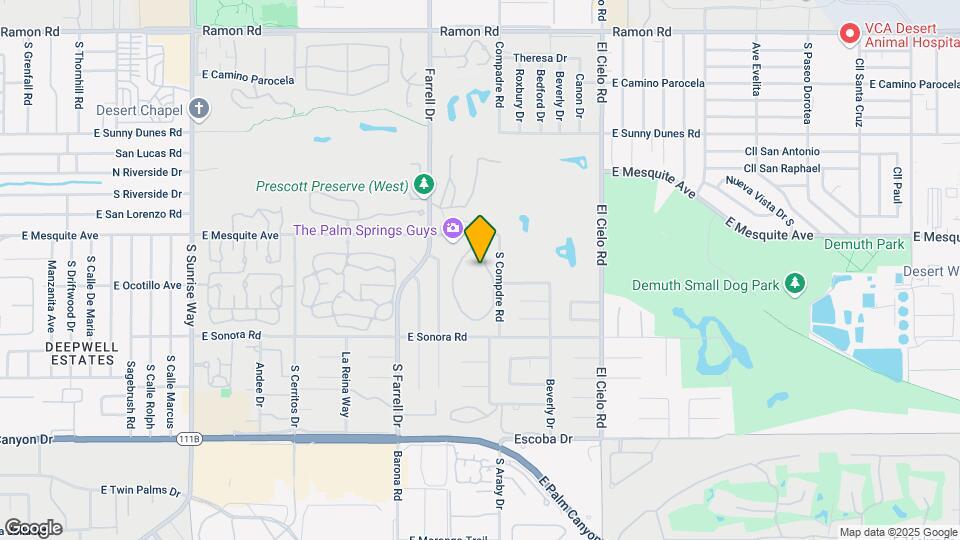 2701 E Mesquite Ave Mapa y Detalles de la Ubicación