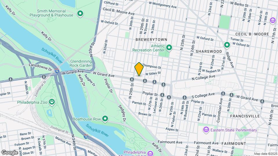 2823 W Girard Ave, Unit 2R Mapa y Detalles de la Ubicación