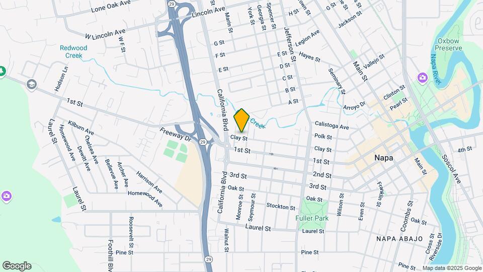2364 Clay St Map and Location Details