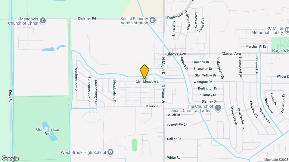8850 Glen Meadow Ln Map and Location Details