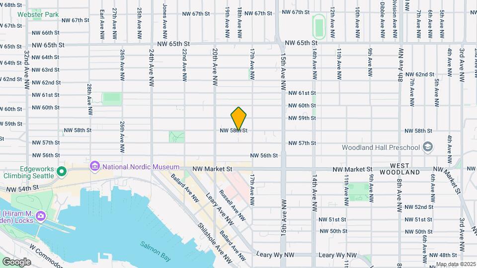 1727 NW 58th St Map and Location Details