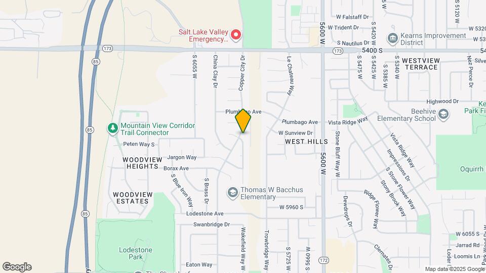 5699 S Copper City Dr Map and Location Details