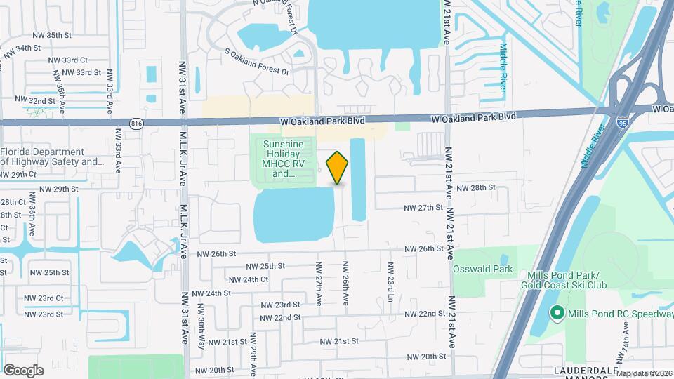 2811 NW 26th Ave Map and Location Details