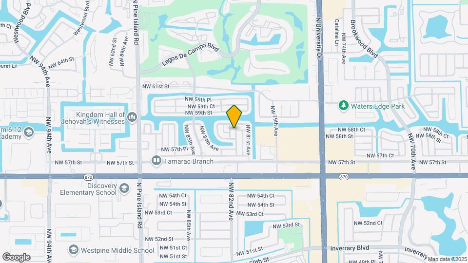 5807 NW 82nd Ave Map and Location Details