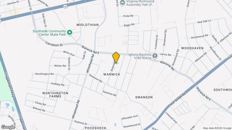 849 Bramwell Rd Map and Location Details