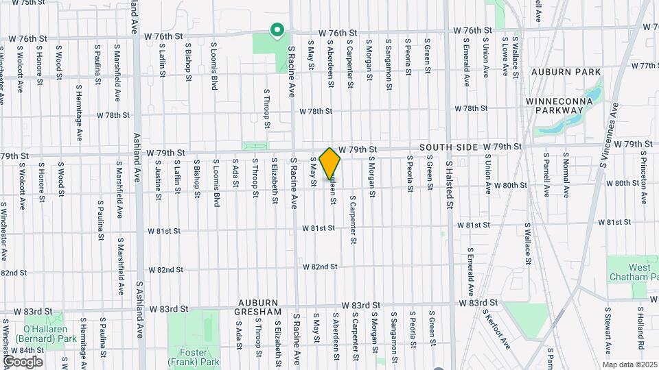 7950 S Aberdeen St Map and Location Details