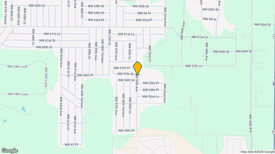 5623 NW 55th Ave Map and Location Details