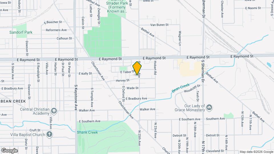 2944 Hervey St Map and Location Details