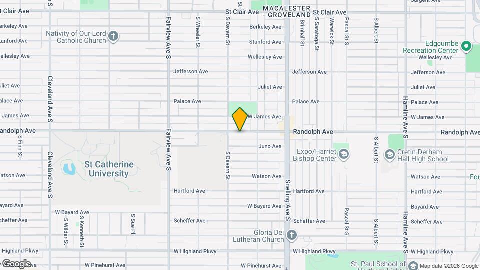 1672 Randolph Ave Map and Location Details