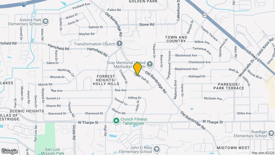 2112 Great Oak Dr Map and Location Details