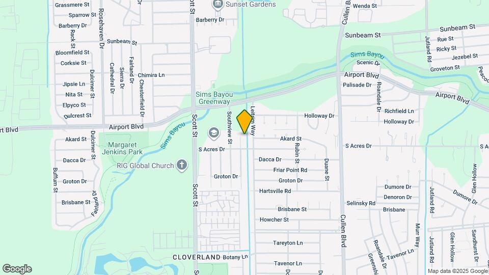 10715 Segrest Dr Map and Location Details