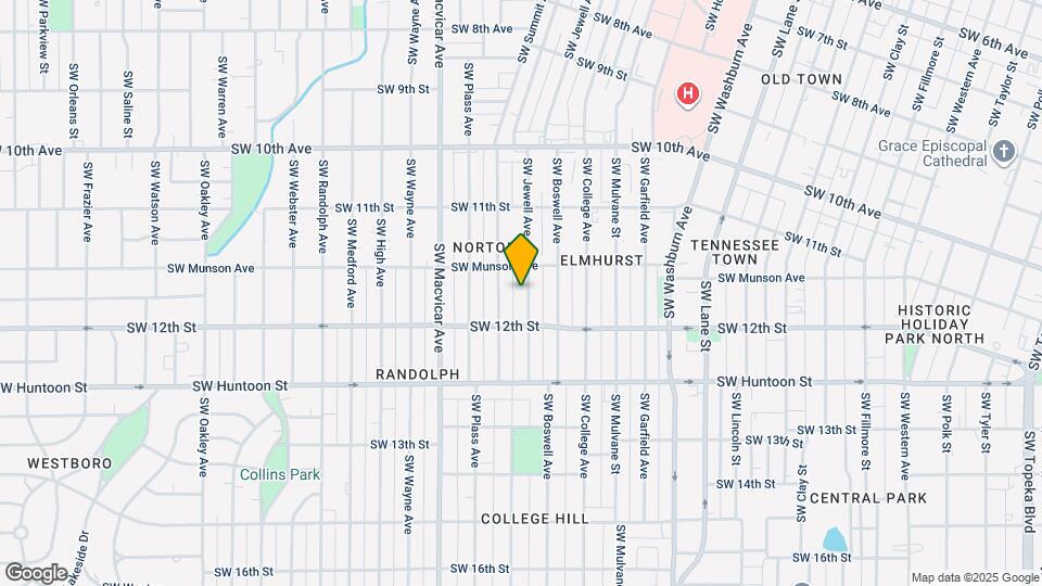 1171 SW Jewell Ave Map and Location Details