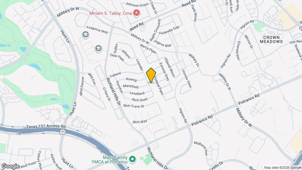 1414 Leander Map and Location Details