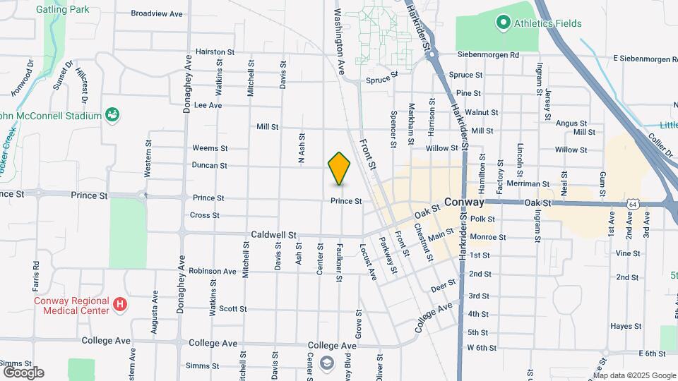 1013 Faulkner St Map and Location Details