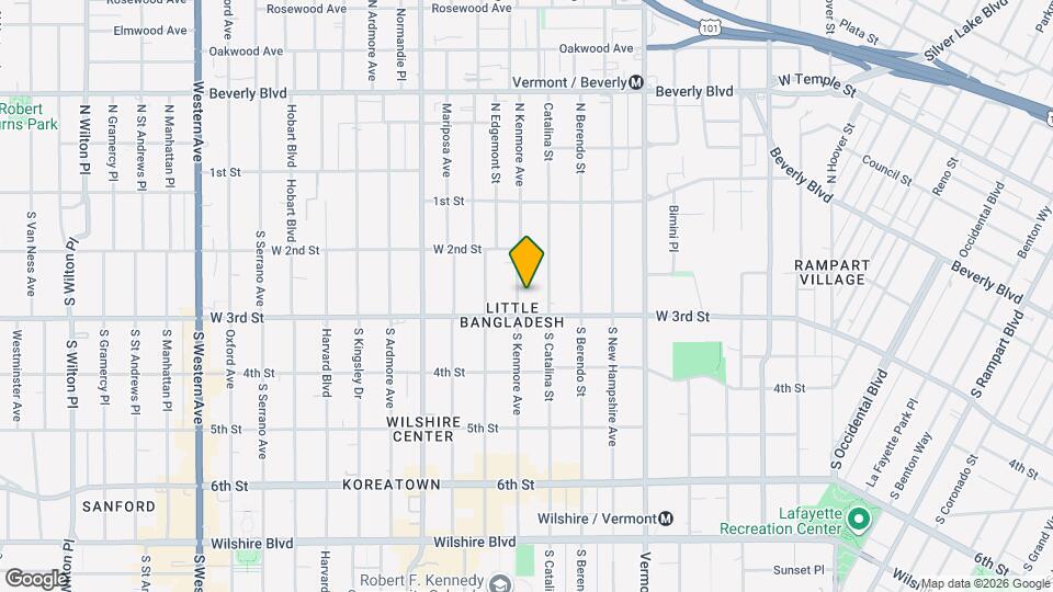 250 S Kenmore Ave Map and Location Details