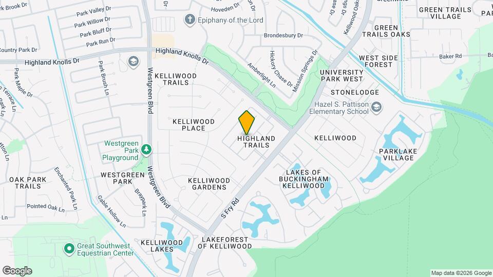 2126 Highland Bay Ct Map and Location Details