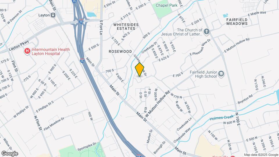 720 S Clearwater Falls Dr Map and Location Details