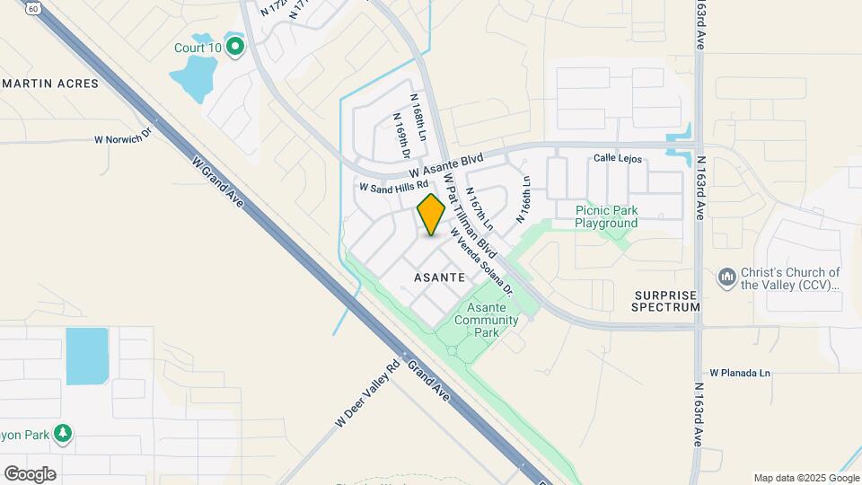 23770 N 168th Ln Map and Location Details